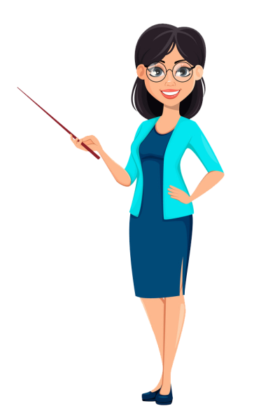 Учитель с указкой