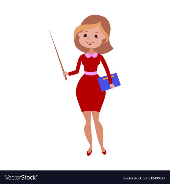 Ученица с указкой