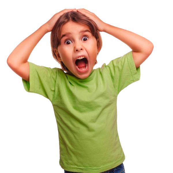 Мальчик в шоке