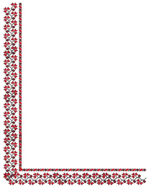 Рамка народный орнамент