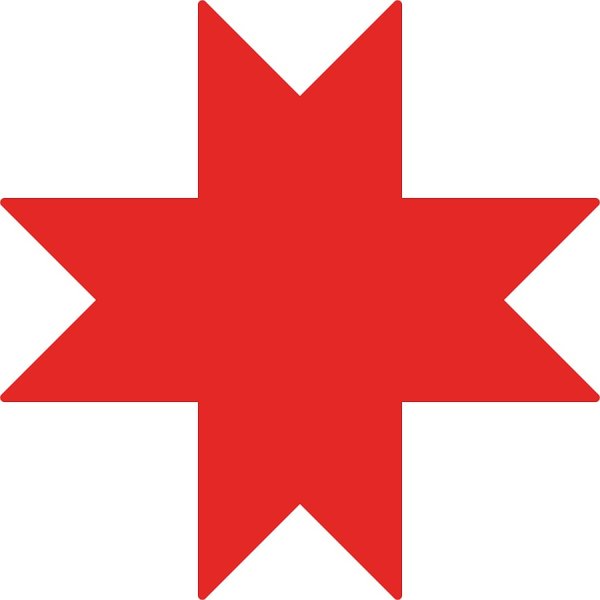 Флаг Удмуртии солярный знак