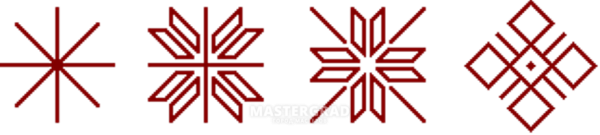 Удмуртский солярный знак орнамент
