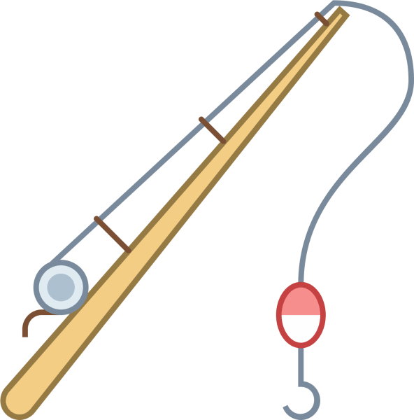 Удочка нарисованная