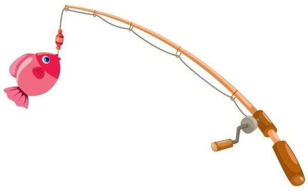 Картина удочка для детей