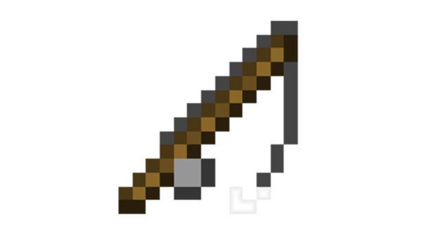 Удочка из МАЙНКРАФТА без фона