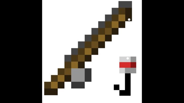 Пиксельная удочка