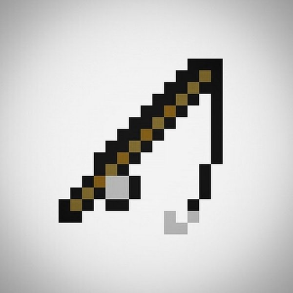 Удочку по клеткам в МАЙНКРАФТЕ