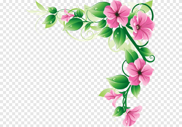 Уголок из цветов