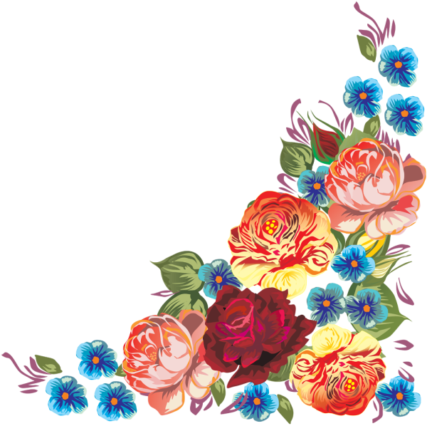 Орнамент из цветов