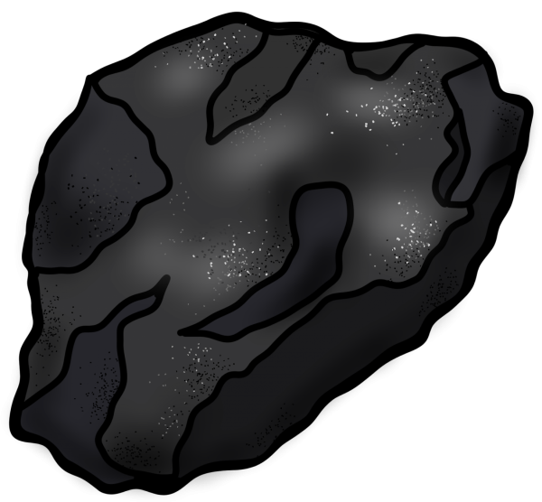 Уголь мультяшный