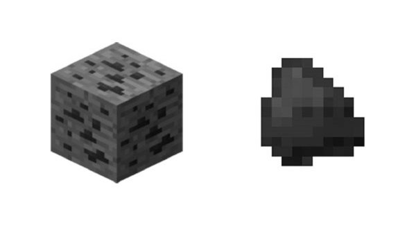 Уголь в МАЙНКРАФТЕ