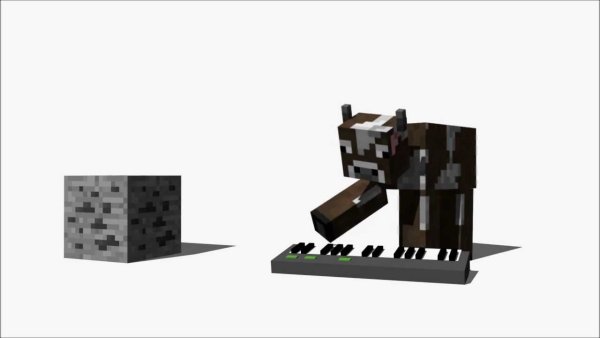 Уголь из МАЙНКРАФТА без фона