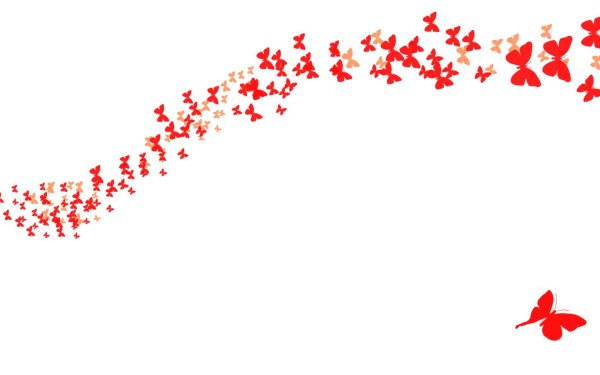 Красные узоры на белом фоне