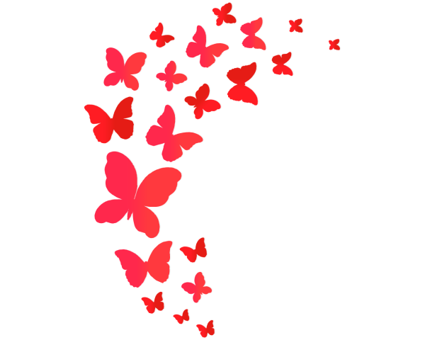 Узор из бабочек