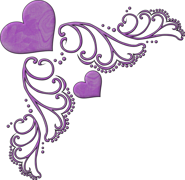 Свадебный узор угол