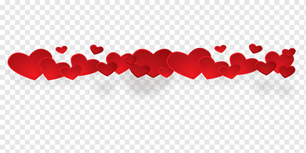 Полоса из сердечек