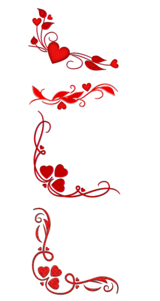 Вертикальный узор красный