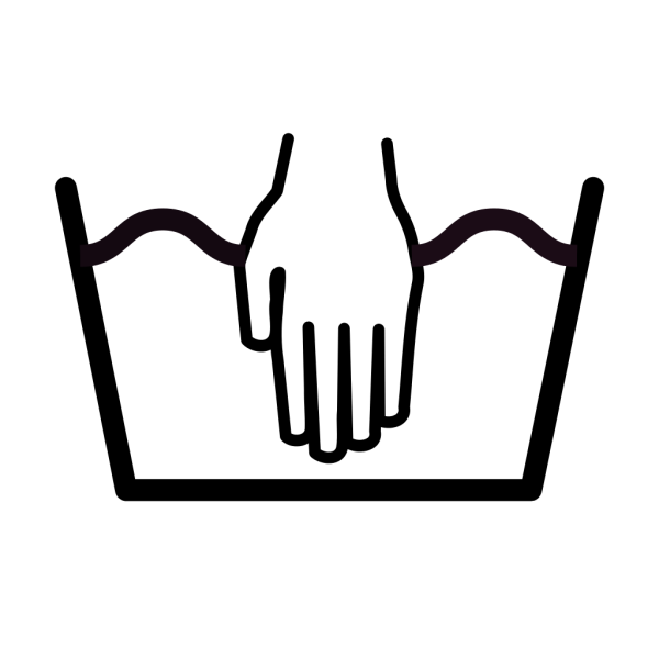 Знак ручная стирка