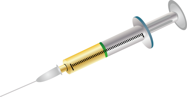 Шприц без фона