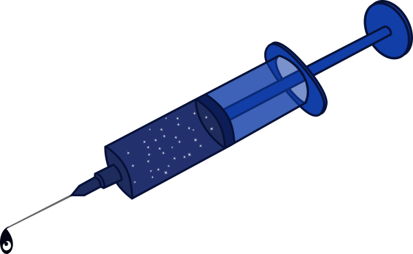 Шприц нарисованный