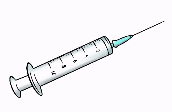 Шприц нарисованный