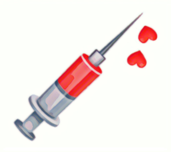 Красный шприц