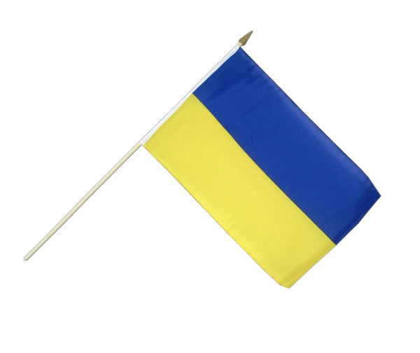 Флажок Украины на палочке