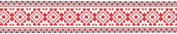Славянский орнамент в полосе