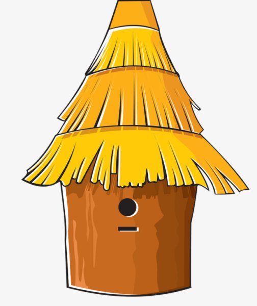 Улей с соломенной крышей