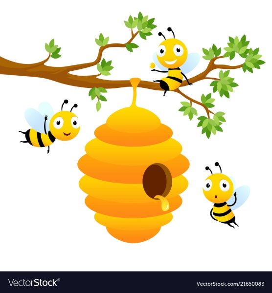 Пчелиный улей мультяшный