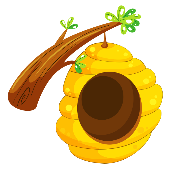 Улей без фона