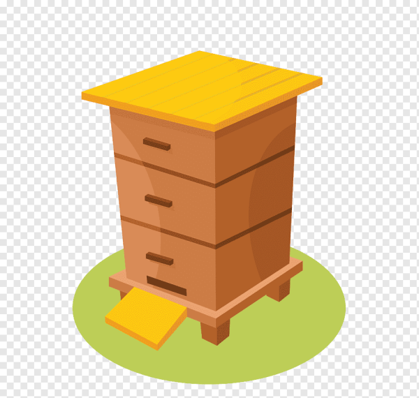 Ульи на белом фоне