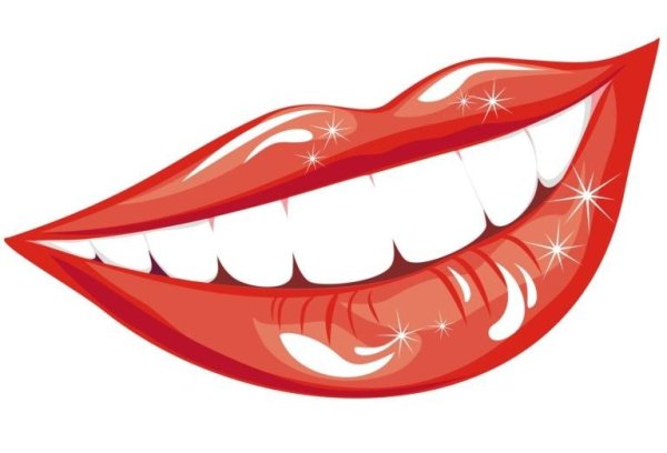 Улыбка нарисованная