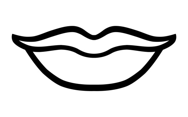 Губы раскраска