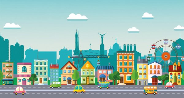 Дети в городе