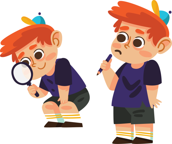 Мультяшные школьники