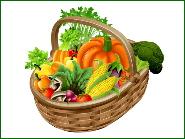 Корзина с овощами