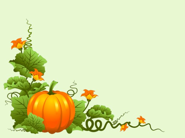 Рамка осенняя с овощами