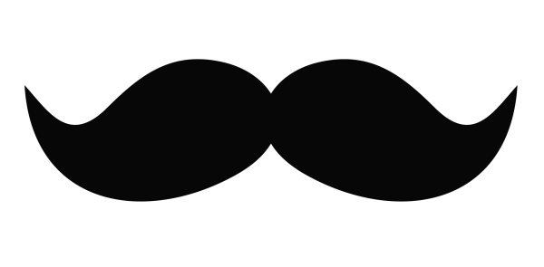 Рисунок усы для печати