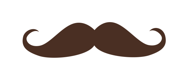 Усы на прозрачном фоне