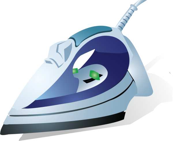 Утюг на прозрачном фоне
