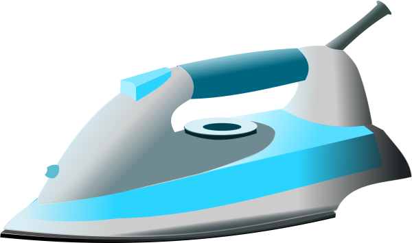 Утюг на прозрачном фоне