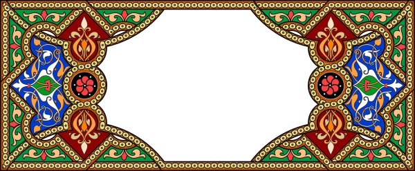 Рамка в узбекском стиле