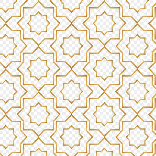 Исламский орнамент золото