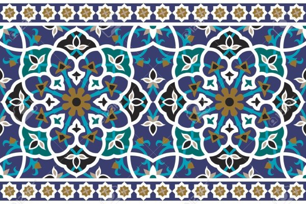 Марокко орнамент Гирих вектор