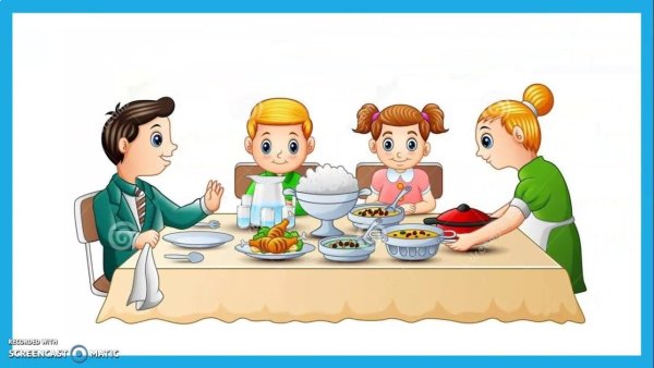 Семейные обеды мультяшные