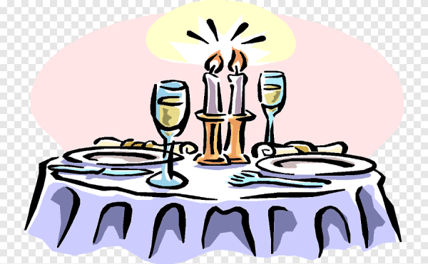 Ужин рисунок