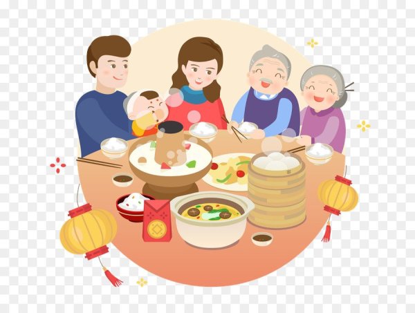 Ребенок ужинает