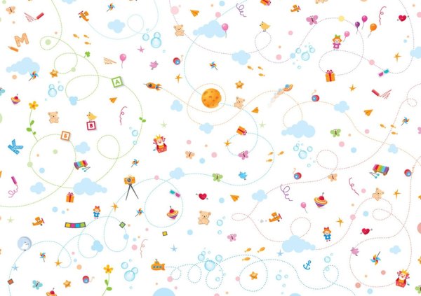 Бесшовный фон детский