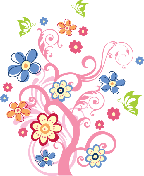 Орнамент цветы